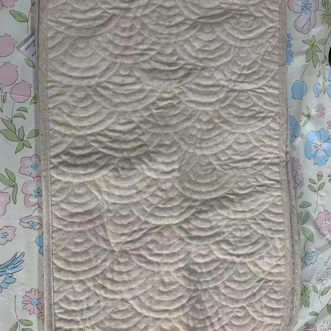 【观沧海餐巾】观沧海同款亚麻绗缝餐巾