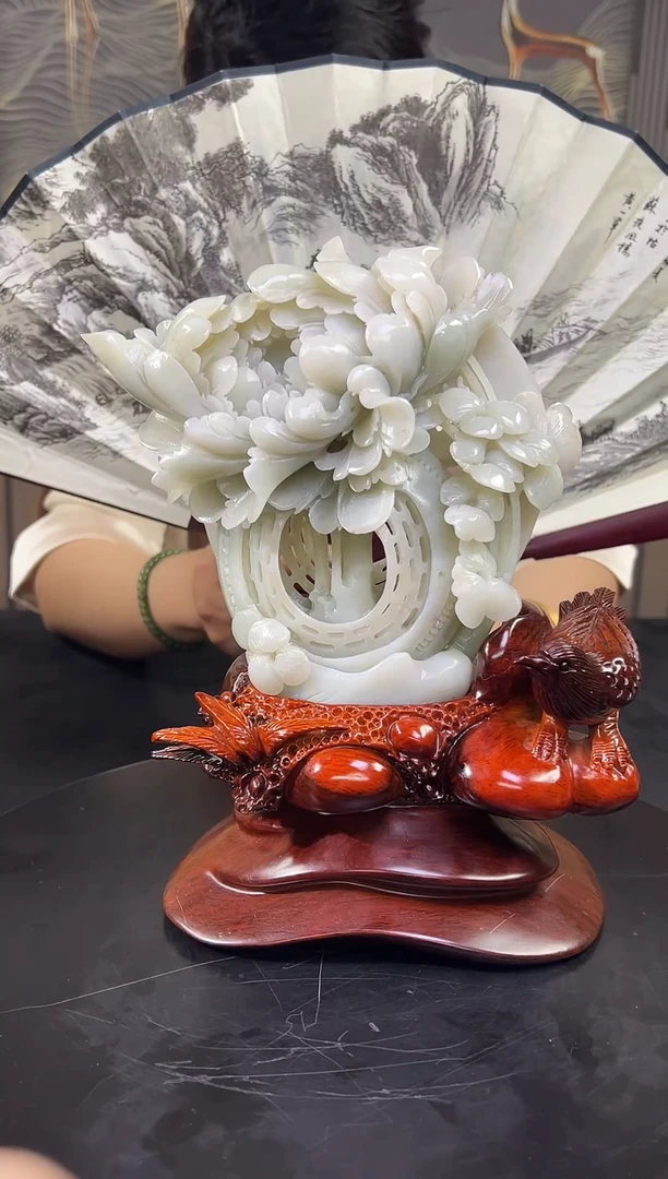 和田玉未镶嵌摆件摆件