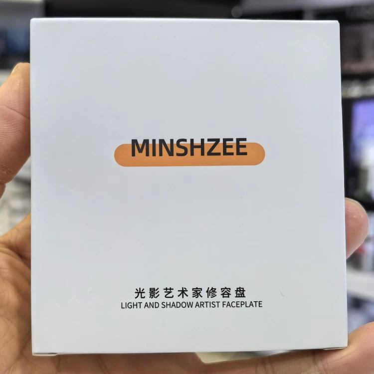 高光修容盘一体盘闪粉脸部提亮细闪鼻影阴影腮红三合一哑光