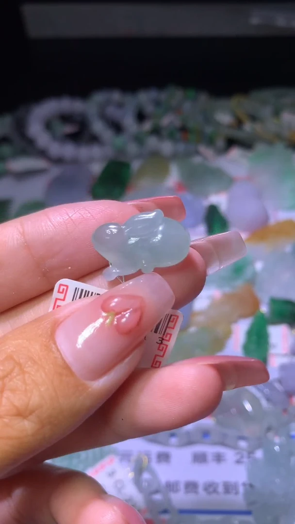 翡翠未镶嵌颈饰MXX020306