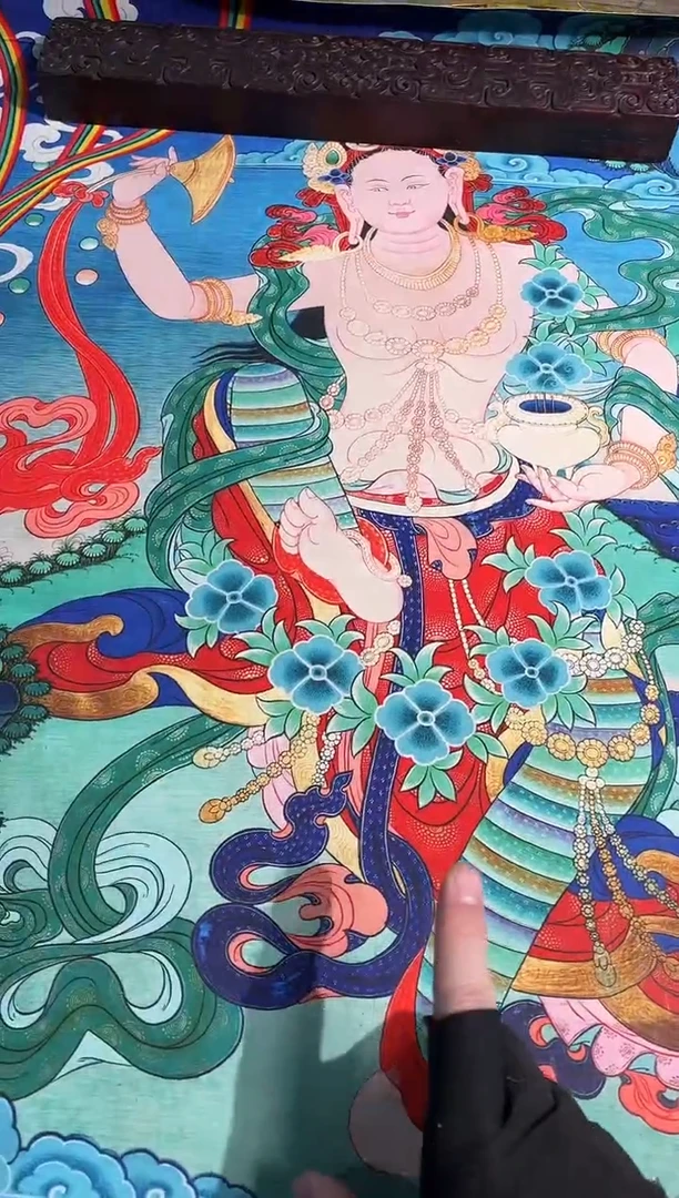 卷轴画路路的唐卡tk160