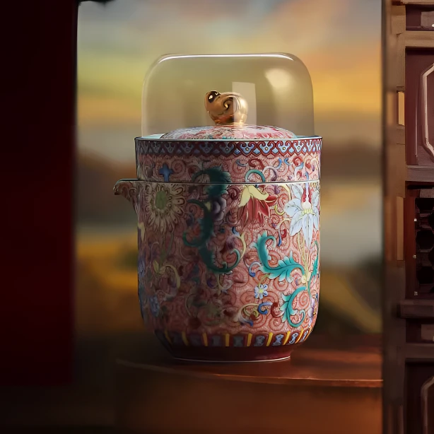 五言六器花开瑞象旅行套