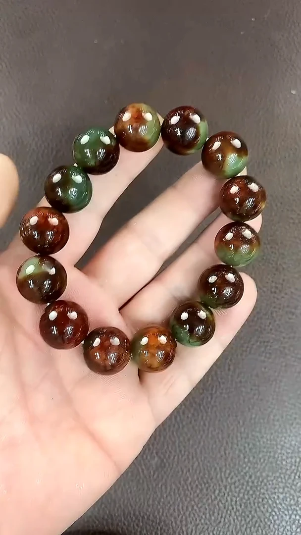 未镶嵌手链透闪石质玉手串