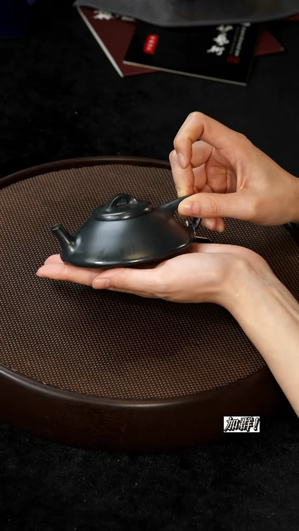茶壶紫砂ZJ904016君子兰合瓢120c