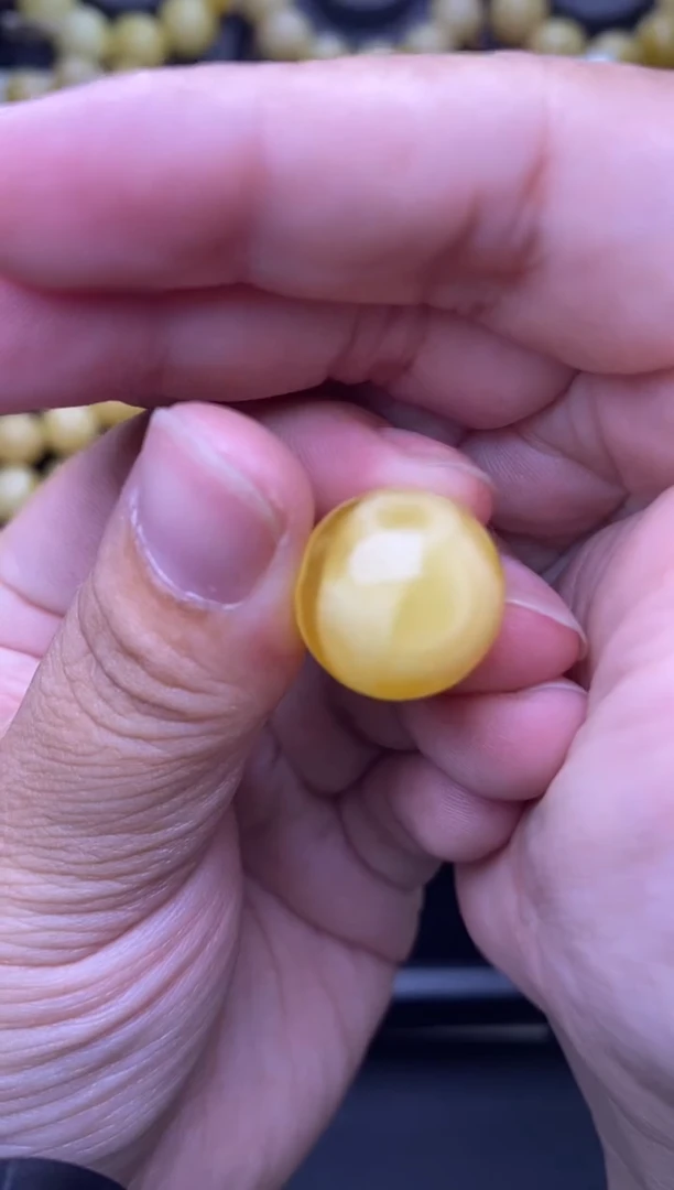 裸石琥珀未镶嵌大小姐珠宝严选117