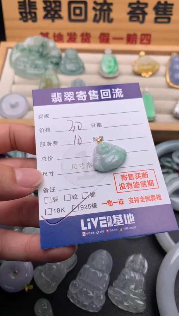 颈饰未镶嵌翡翠10145955
