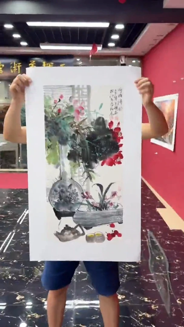 国画国画绘画山水花鸟
