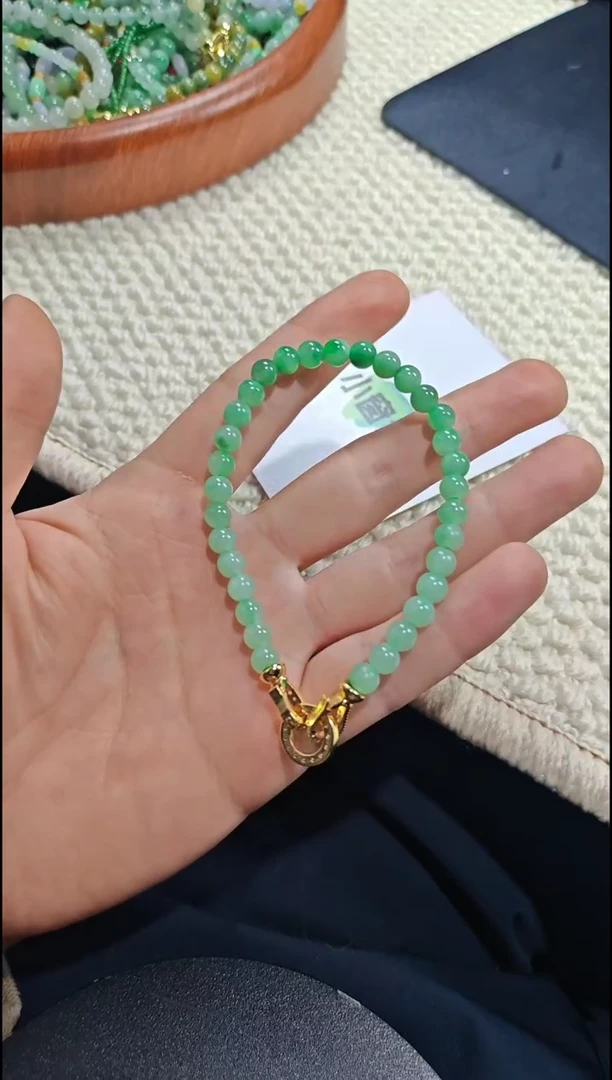 未镶嵌手串翡翠翡翠手串未镶嵌