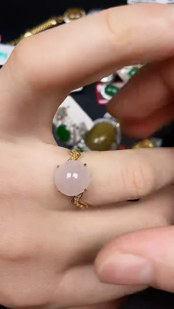 银S925镶嵌戒指翡翠1900