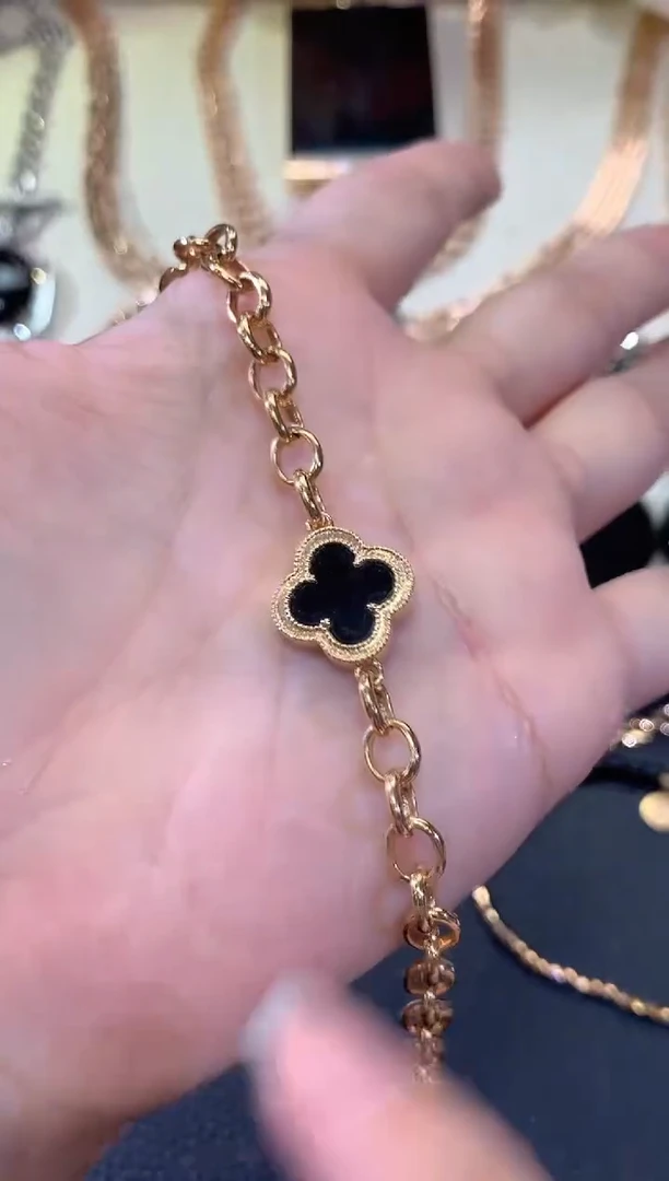 18K金镶嵌手链翡翠c92