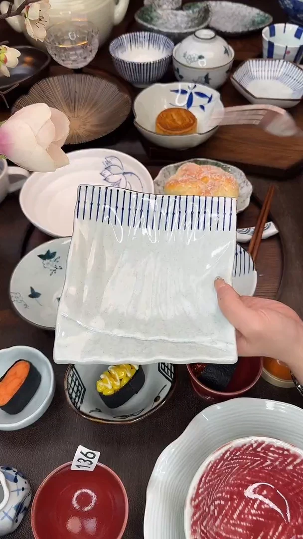 瓷（珠帘）手工纸捏盘