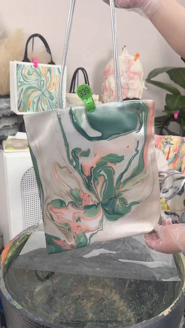 339丝绸单肩小艺手作漆包