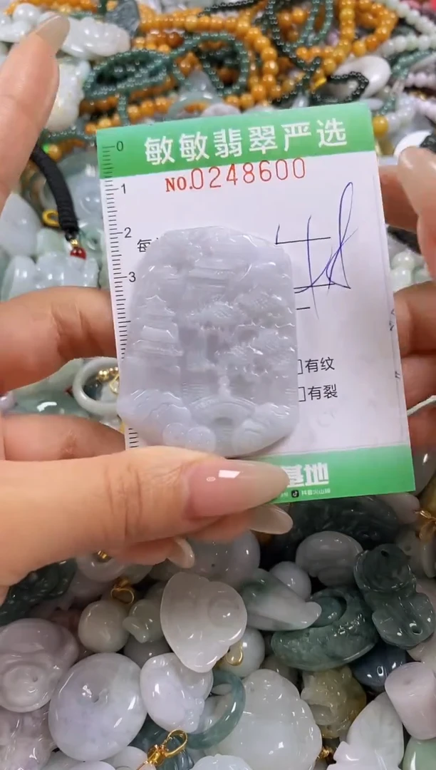 翡翠未镶嵌颈饰闪购0248600