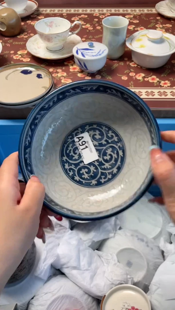 瓷片明*瓷器瓷器A91