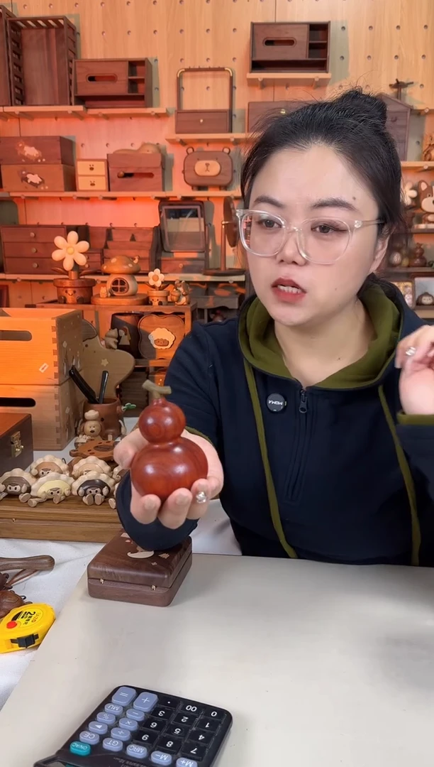 木花梨木实木葫芦摆件