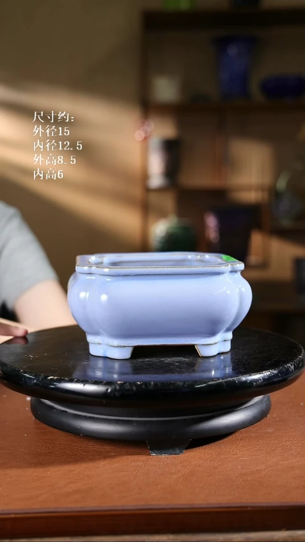 145     6.5寸海棠角方盆
