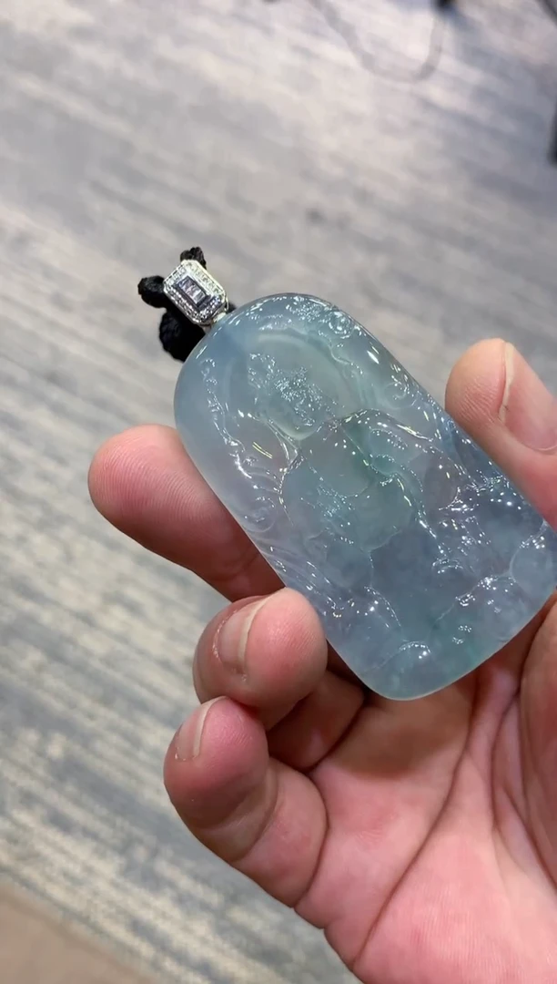 颈饰未镶嵌翡翠天然A货翡翠