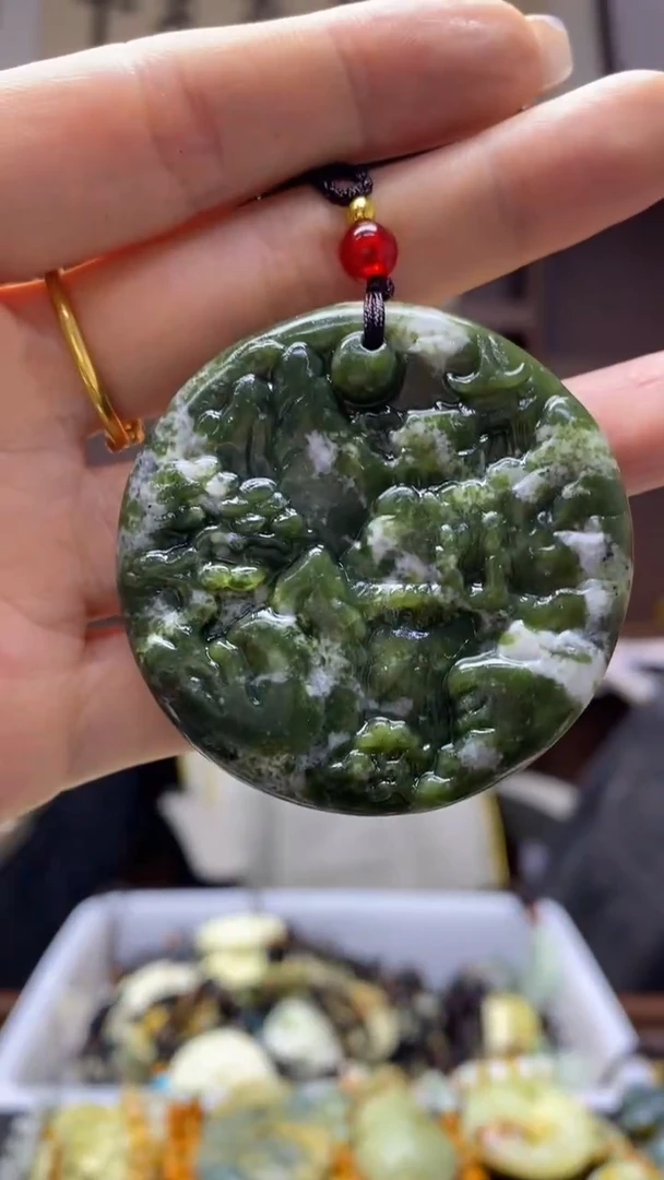 未镶嵌岫玉挂件 多种样品单发一