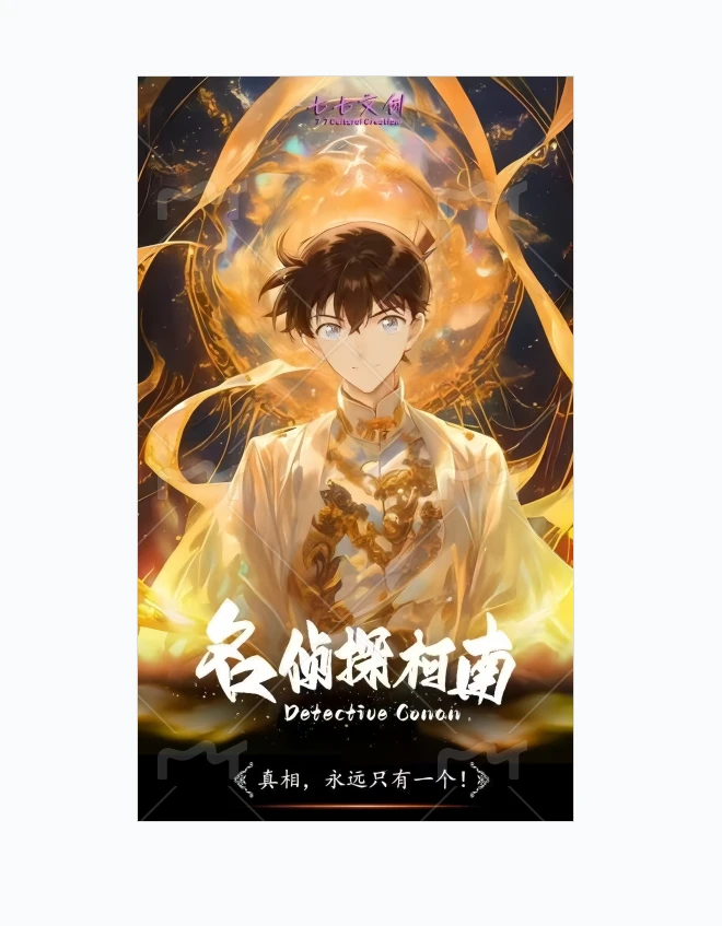 【转转】名侦探柯南-七七文创-亚克力收藏色纸(默认代拆)