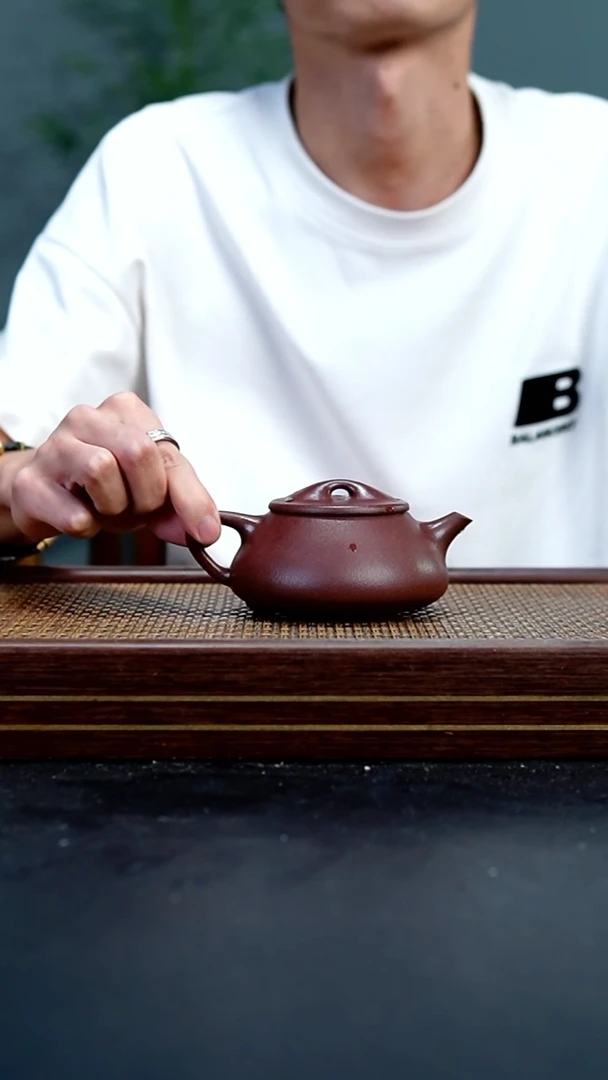 茶壶紫砂ZJ底槽青石瓢