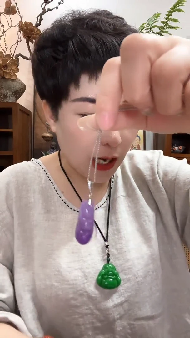 吊坠(赠链)合金翡翠167