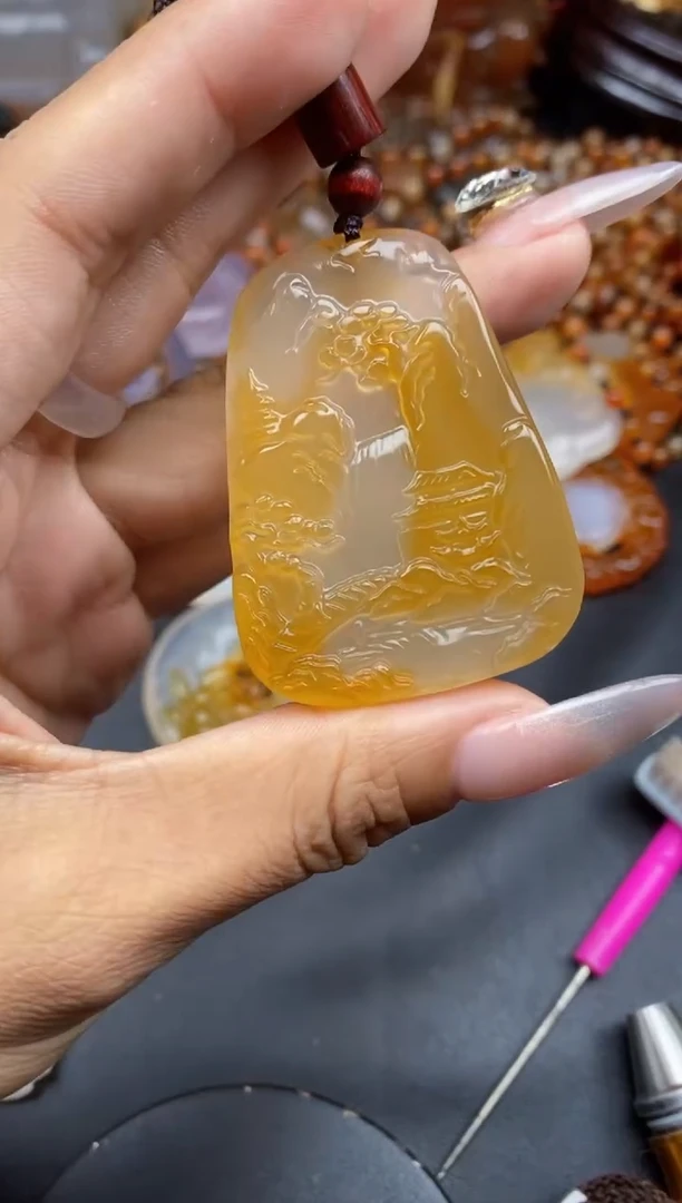 【闪购商品】玛瑙/玉髓颈饰未镶嵌ll