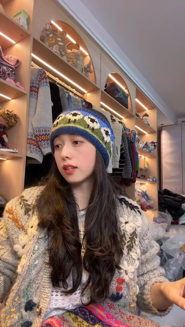 羊毛纯手工发带肖恩羊