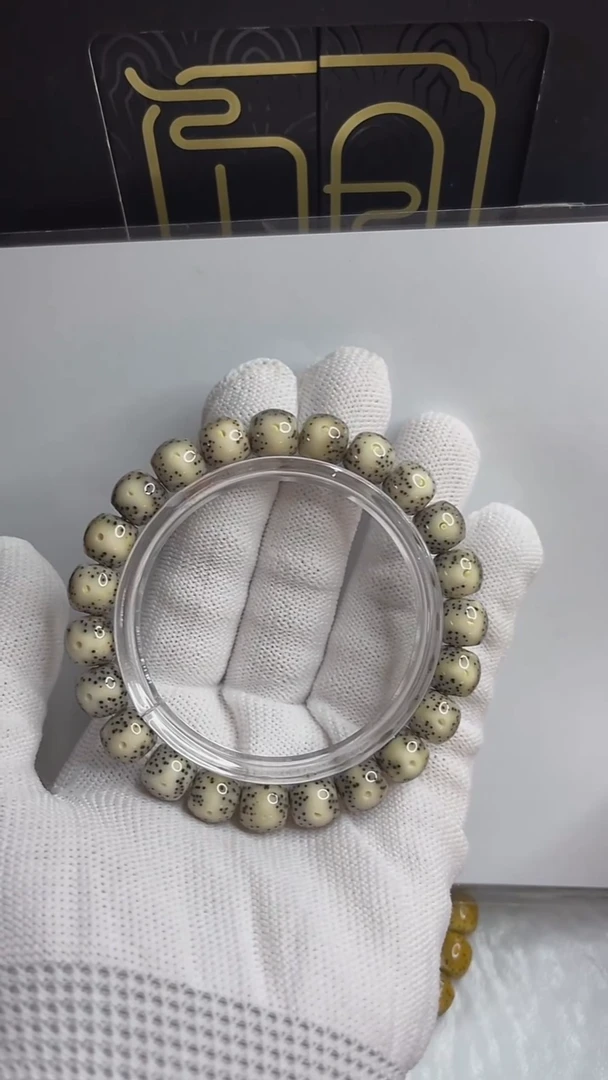 手串星月菩提小驼包10x9自在珠.a577