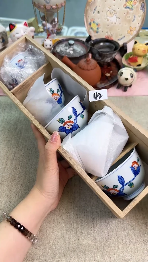 瓷片5只辰辰的瓷器好看到爆