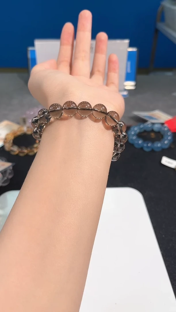 水晶手链未镶嵌67号茶水单圈10mm