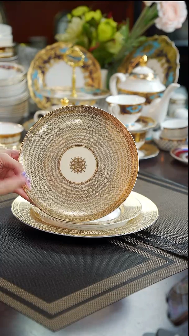 瓷片8英寸满花盘 正品
