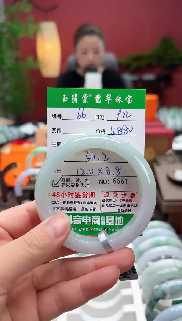 未镶嵌手镯翡翠翡翠66