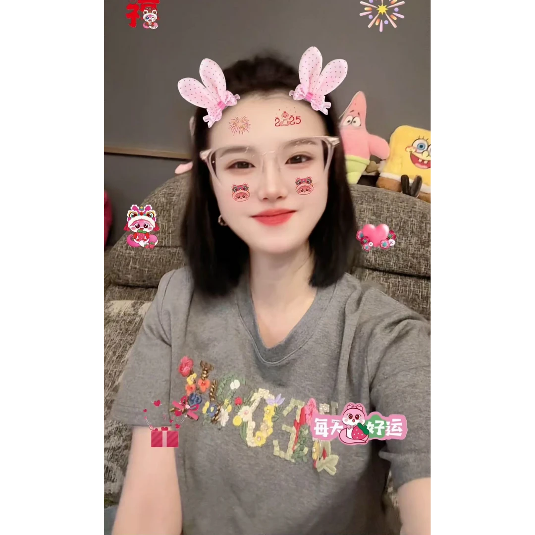 WYFS燕子自留欧货重工刺绣T恤