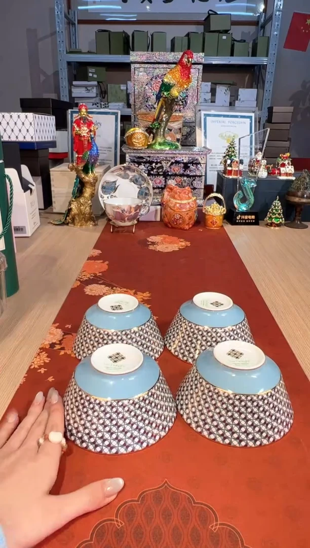 【闪购商品】杯178歌剧院饭碗（蓝）