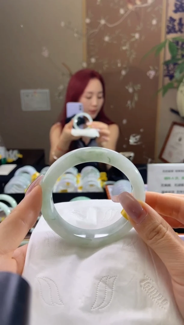 未镶嵌手镯翡翠57.8圈口t