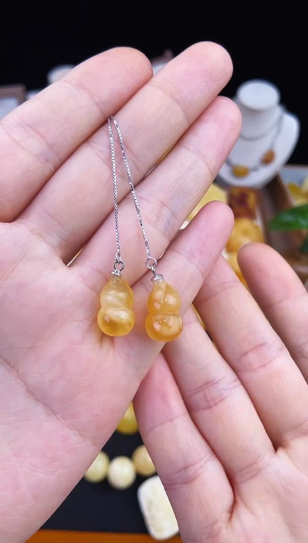 琥珀未镶嵌珠宝奇石柒月