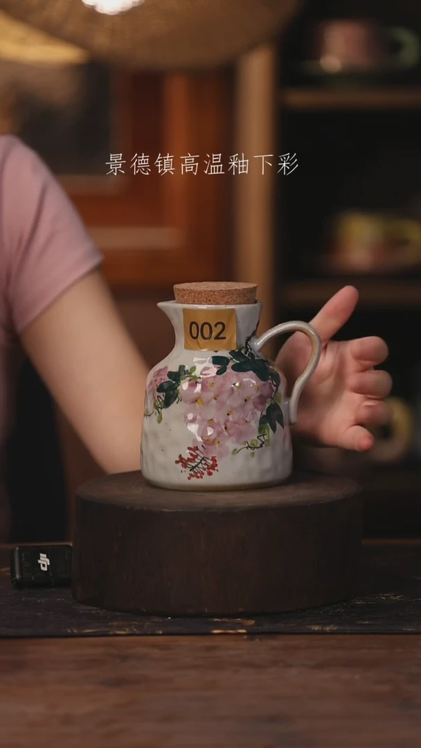 陶瓷景德镇高温釉下手绘陶瓷002