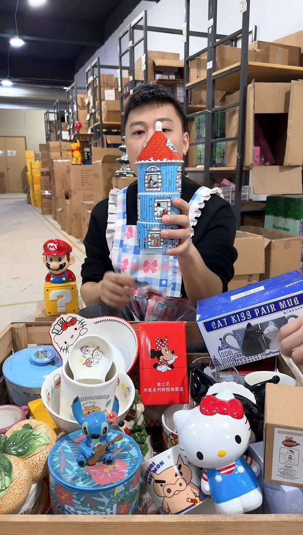 其他姆明三层房子罐