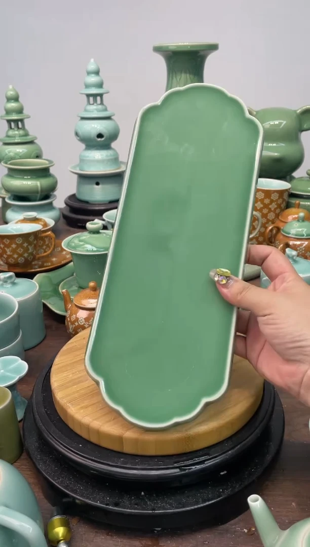 特价福利 微瑕 慧仙青瓷