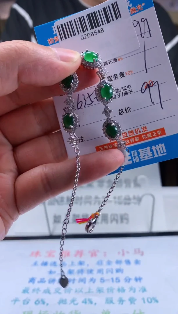 颈饰未镶嵌翡翠天然翡翠A货拍一发一