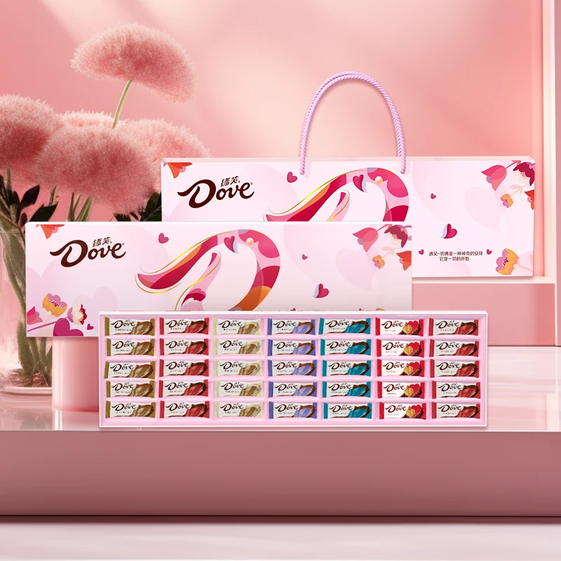 德芙七彩虹心蜜语礼盒七夕礼物送女友生日礼物七夕节限定