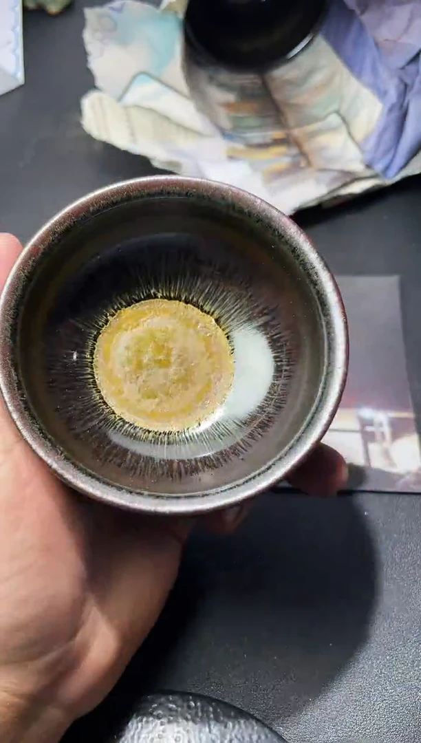 茶盏207叶紫建盏