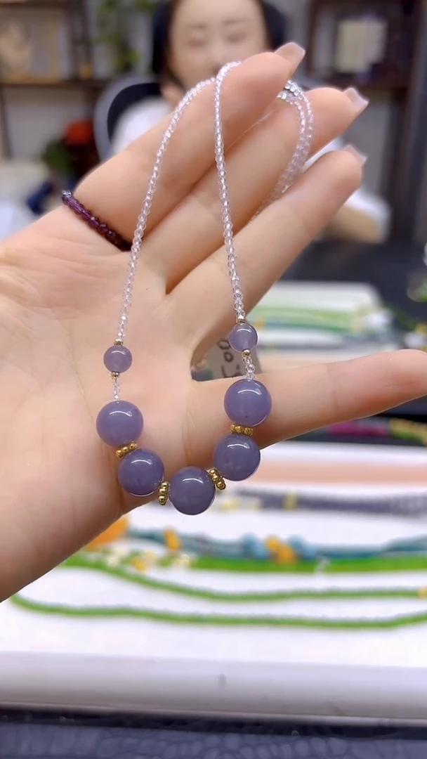 和田玉未镶嵌颈饰DIY款X631