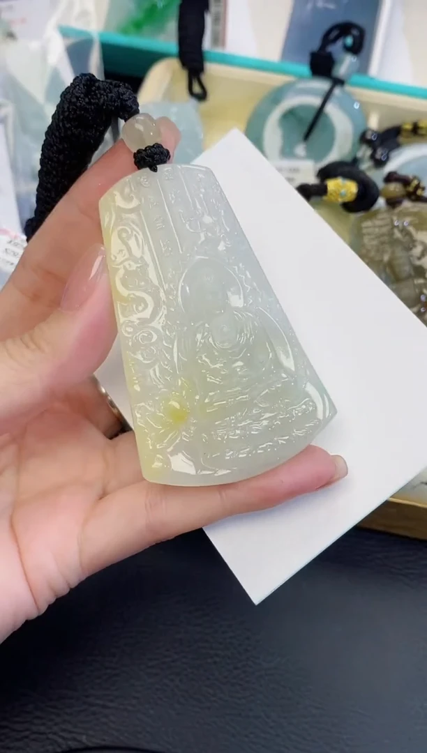 颈饰未镶嵌翡翠缅甸天然翡翠