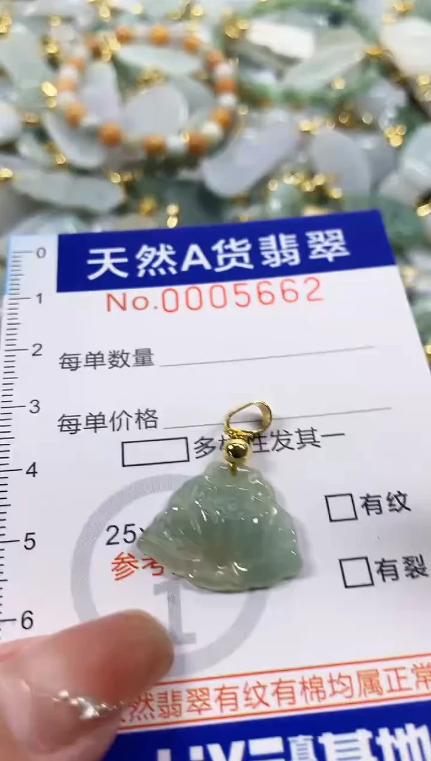 颈饰未镶嵌翡翠天然A货翡翠