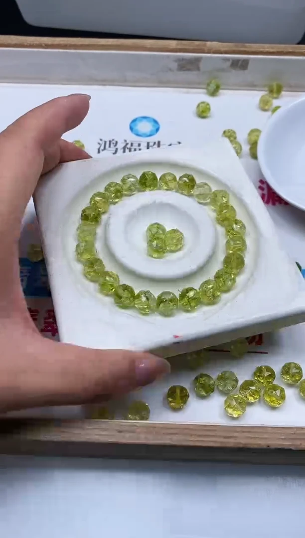 水晶珠宝半成品未镶嵌E504 葡萄水晶切10mm10个9.9元