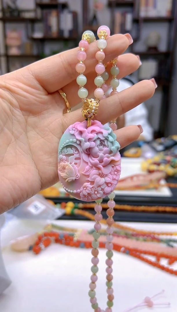 【闪购商品】玛瑙/玉髓毛衣链未镶嵌M382