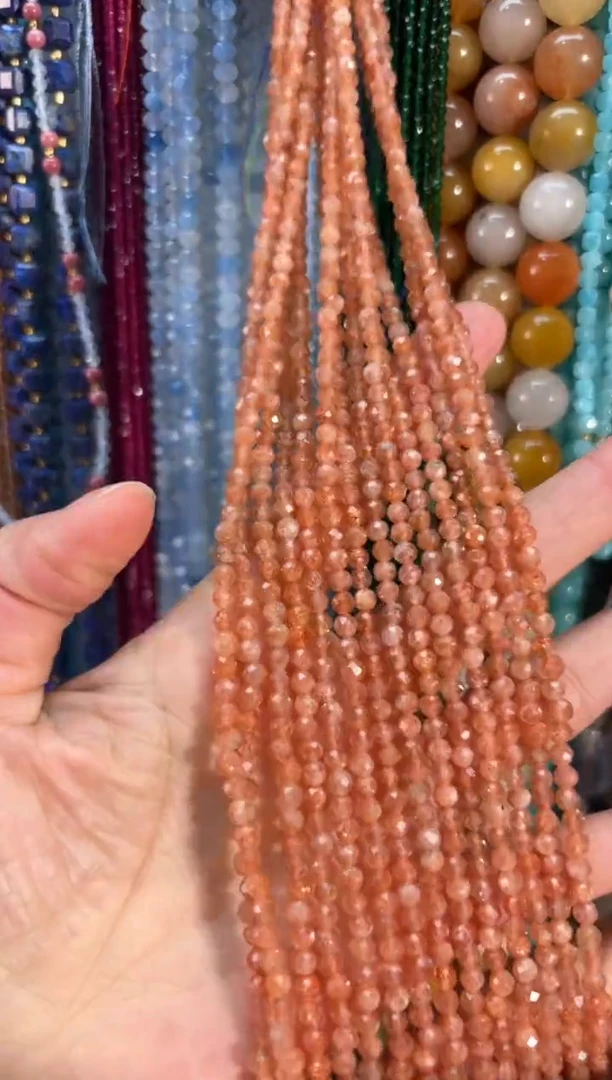 合金玛瑙/玉髓珠宝半成品金沙太阳切面卡4一条