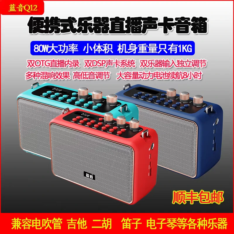 户外音乐伴奏音箱蓝音Q12