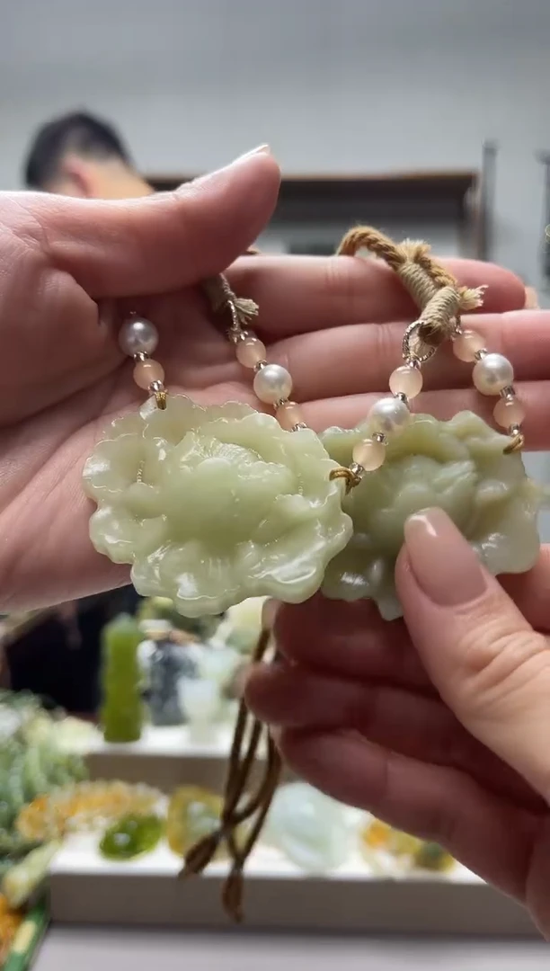 未镶嵌岫玉吊坠多样性发货拍一发一